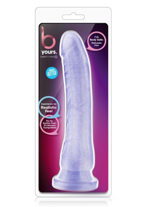 B Yours Sweet N Hard 06 Jelly Realistic Dong Purple 8.5 Inch - Image 2