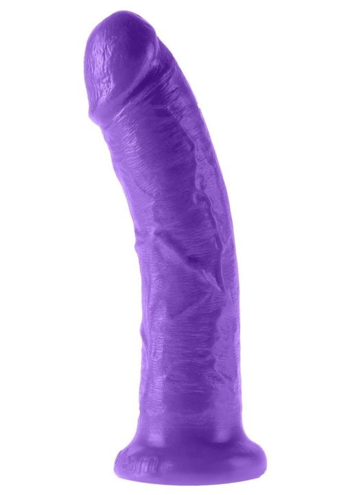 Dillio Realistic Dildo Purple 8 Inches - Image 3