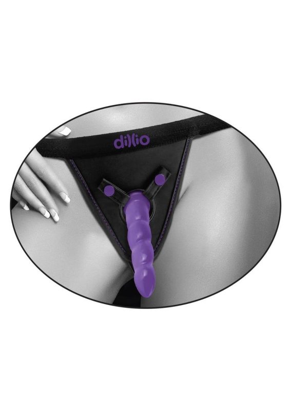 Dillio Perfect Fit Strap-On Harness - Purple