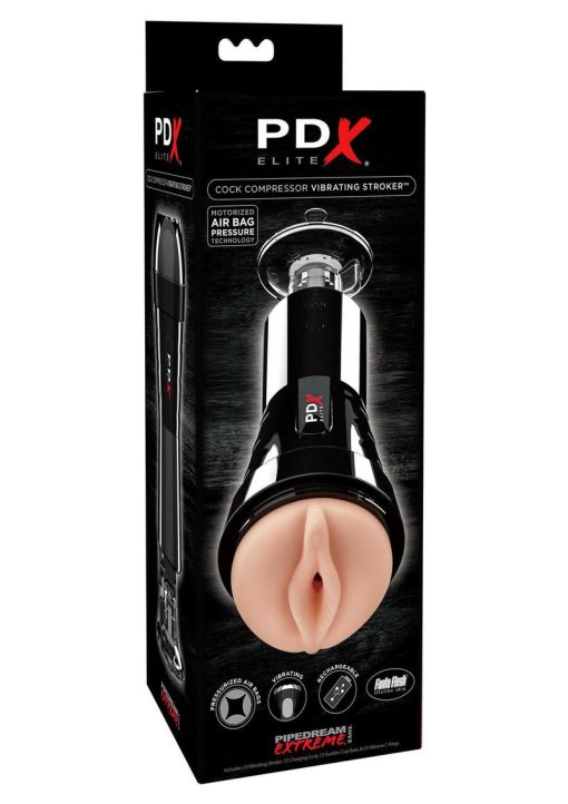 elite cock compressor vibrating stroker with airbag technology - Image 2