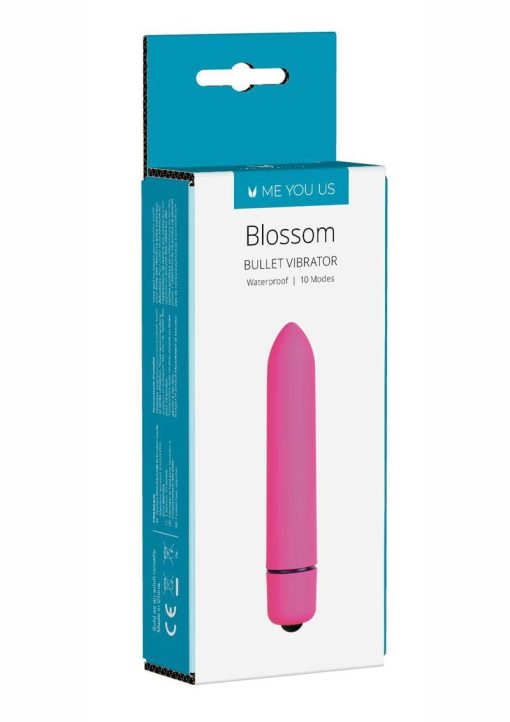 Minx Blossom Bullet Vibrator 10 Modes Waterproof Pink 3.7 Inch - Image 2