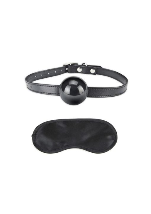 Lux Fetish Silicone Ball Gag Black - Image 3