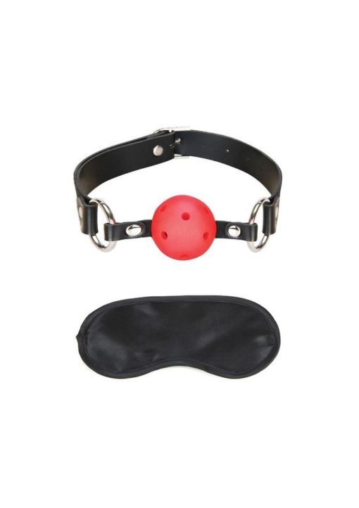 Lux Fetish Breathable Ball Gag Red - Image 3