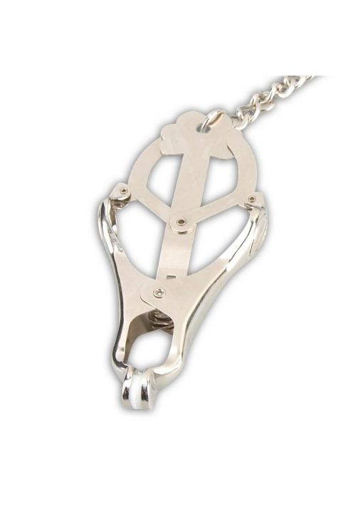 Lux Fetish Japanese Clover Steel Nipple Clamps Adjustable - Image 3