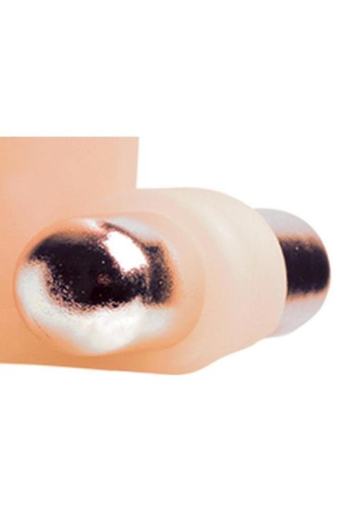 My Amazing Vibrating Penis Xtender Sleeve Waterproof Flesh 6 Inch - Image 3