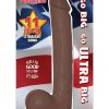 All American Ultra Whoppers Realistic Curved Dong Waterproof Brown11 Inch - Image 2