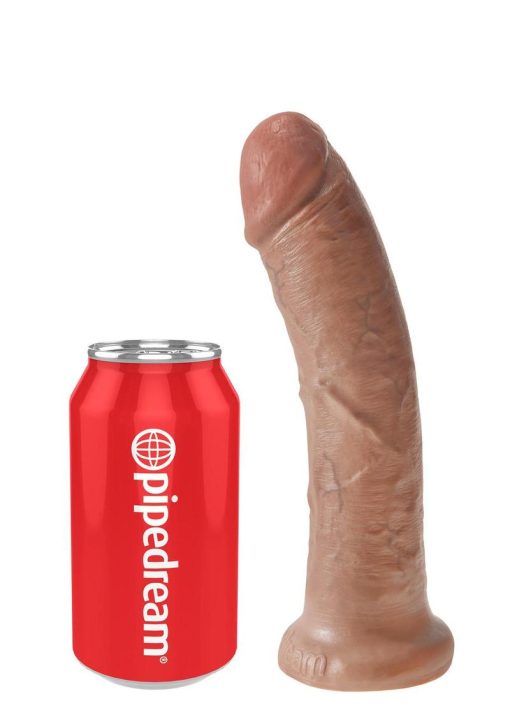 King Cock Realistic Dildo Tan 8 Inch - Image 3