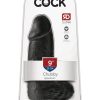 King Cock Chubby Dildo 9in - Black - Image 2