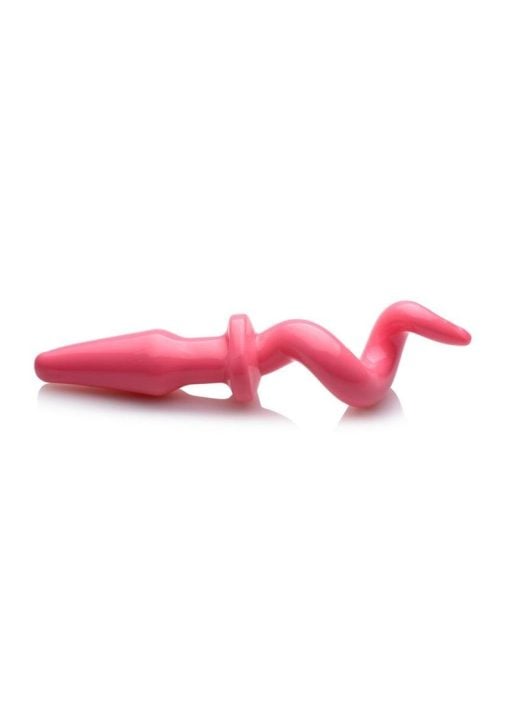 Tailz Piggy Tail Anal Plug Pink 9 Inch - Image 4