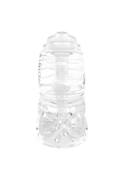 ME YOU US Glacier Dual End Stroker Masturbator - Clear