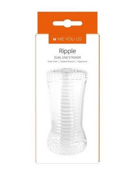 Linx Ripple Dual End Stroker Waterproof Clear - Image 3