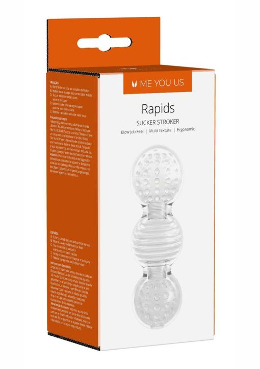 Linx Rapids Sucker Stroker Waterproof Clear - Image 2