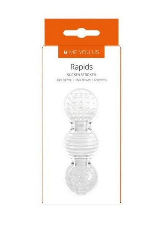 Linx Rapids Sucker Stroker Waterproof Clear - Image 3