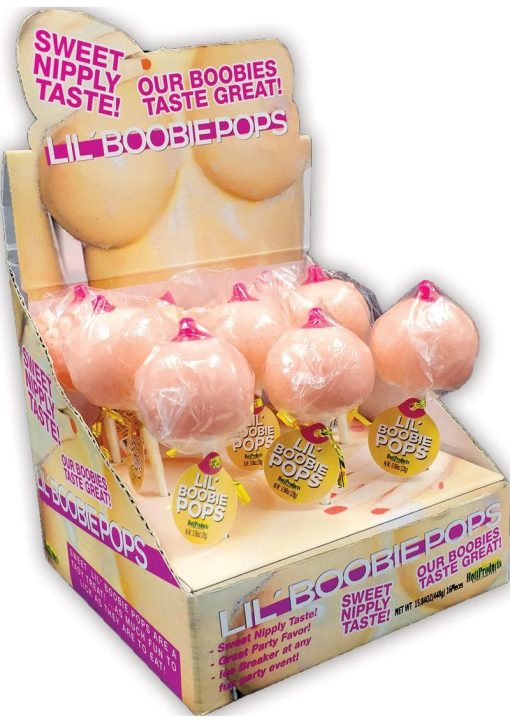 Lil Boobie Pops Flesh 9 Each Per Counter Display - Image 2