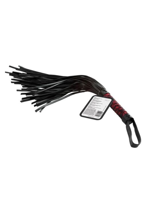 Scandal Flogger With Tag Waterproof Black And Red - Image 3