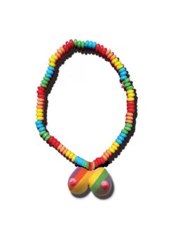 Rainbow Boobie Candy Necklace