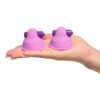 Fantasy For Her Silicone Vibrating Nipple Suck Hers Waterproof 2in - Purple
