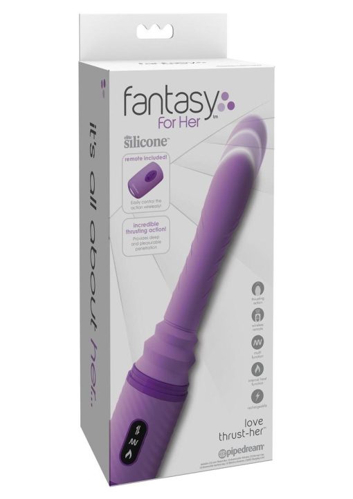 Fantasy For Her Silicone Love Thrust Her Dildo Purple 12 Inch - Image 2