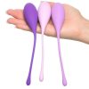 Fantasy For Her Silicone Kegel Train Her Set - Purple