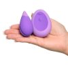 Fantasy For Her Silicone Kegel Excite Her with Remote Control - Purple
