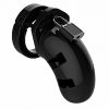 Man Cage Model 01 Male Chastity With Lock Black 3.5 Inch - Image 2