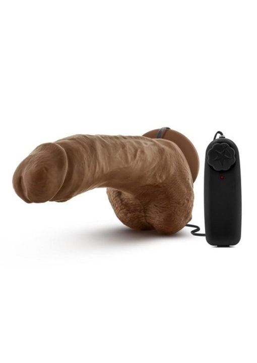 Loverboy Boxer Realistic Vibrating Cock Mocha 9 Inches - Image 3