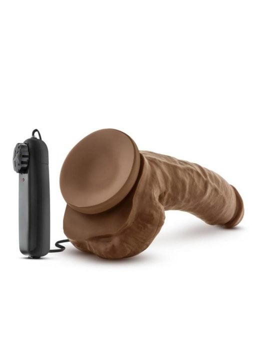 Loverboy Boxer Realistic Vibrating Cock Mocha 9 Inches - Image 4