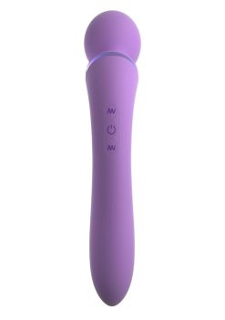 Fantasy For Her Duo Wand Massage-Her Silicone Rechargeable Waterproof - Purple