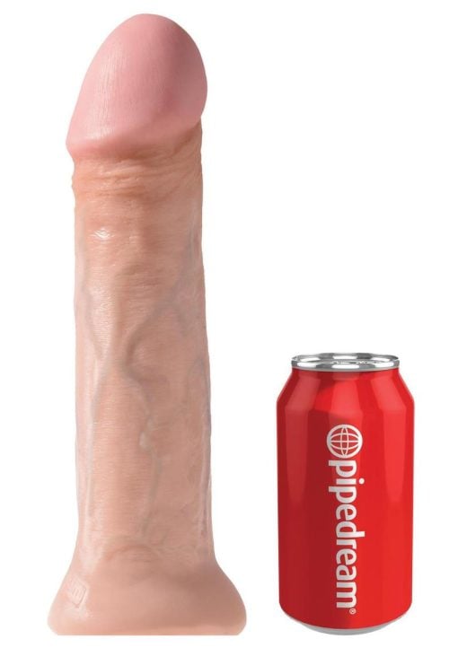 King Cock Realistic Dildo 11in - Vanilla