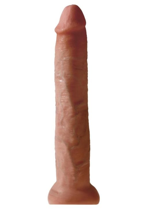 King Cock Non Vibrating Cock Tan 13 Inches - Image 3