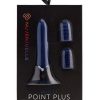 Point Plus 20 Function Bullet Silicone Rechargeable Waterproof Navy Blue - Image 2