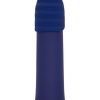 Point Plus 20 Function Bullet Silicone Rechargeable Waterproof Navy Blue - Image 3
