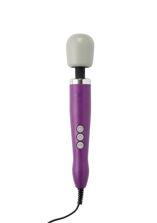 DOXY Plug-In Vibrating Wand Body Massager Purple - Image 3