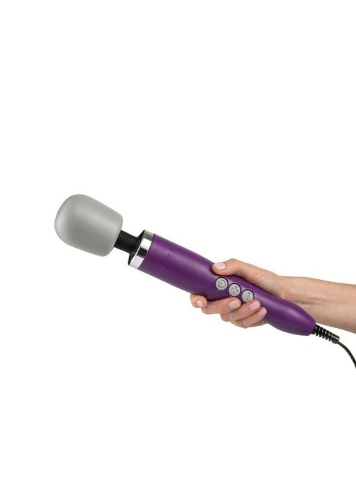 DOXY Plug-In Vibrating Wand Body Massager Purple - Image 4