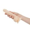 Naked Addiction Silicone Rechargeable Vibrating and Rotating Dildo 8in - Vanilla - Image 3