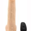 Naked Addiction Silicone Rechargeable Thrusting Dildo with Remote Control 9in - Vanilla