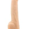 Naked Addiction Silicone Rechargeable Thrusting Dildo 9in - Vanilla - Image 4