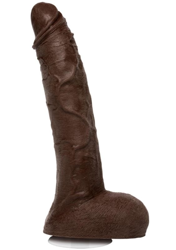 Signature Cocks Jason Luv Dildo 10in - Chocolate