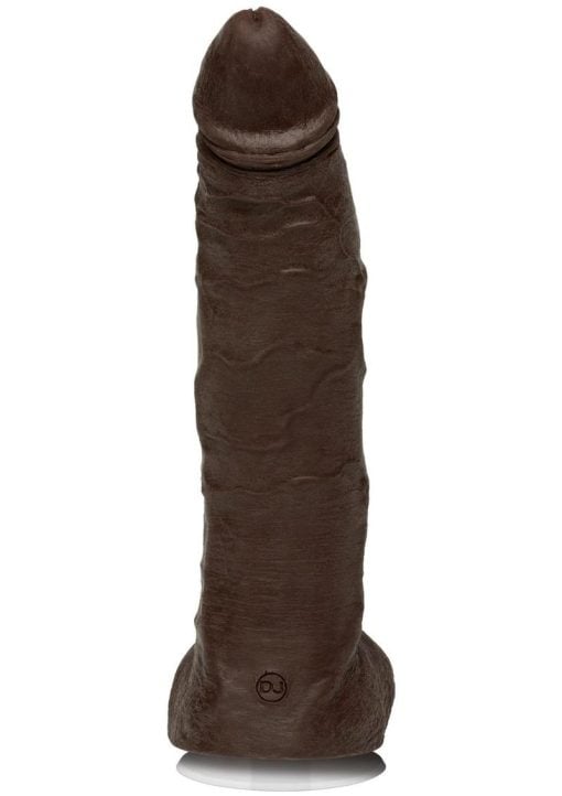 Signature Cocks Jason Luv Dildo 10in - Chocolate - Image 3