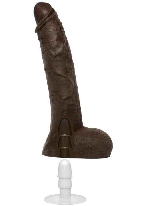 Signature Cocks Jason Luv Dildo 10in - Chocolate - Image 4