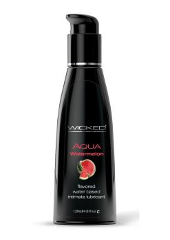 Wicked Aqua Watermelon Lube 4oz Water Based