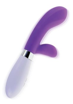 Classix Silicone G-Spot Rabbit Vibrator - Purple and White