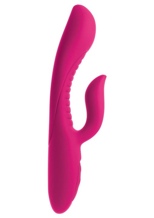 Ultimate Rabbits No 2 Fuschia Vibrator Multi Speed Waterproof Rechargeable - Image 3