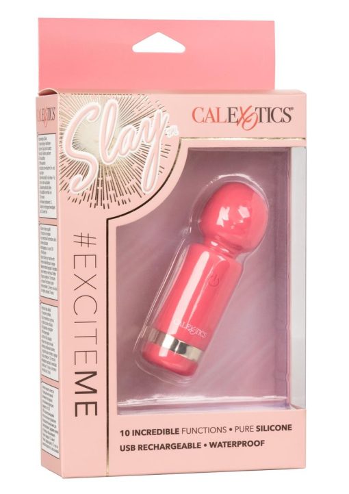 Slay Exciter Massager Multispeed Silicone Pink - Image 2