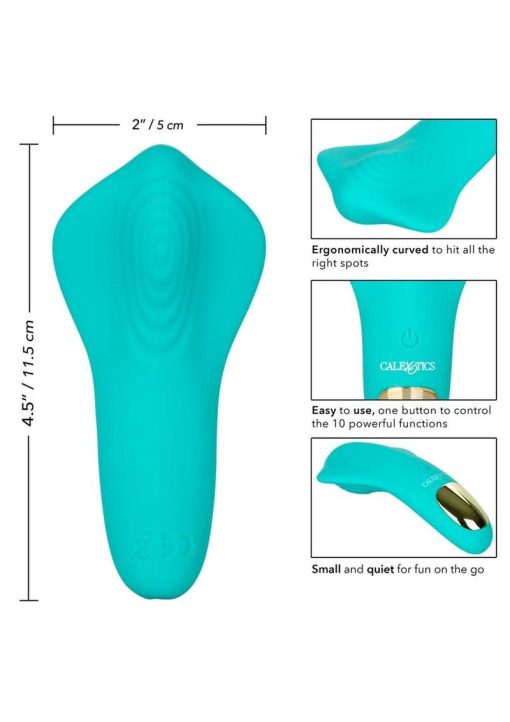 Slay Pleaser Massager Multispeed Silicone Green - Image 4