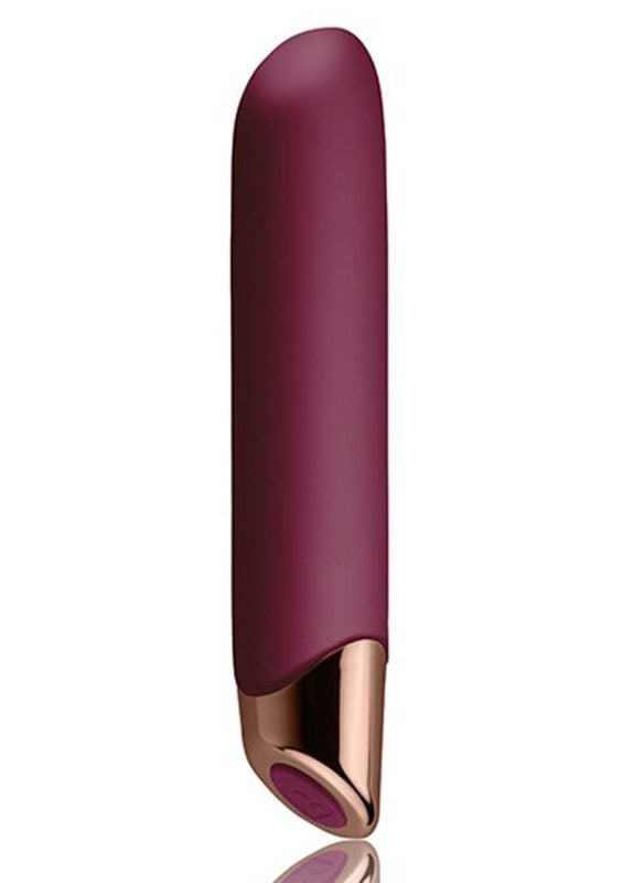 Chaiamo Rechargeable Silicone Vibrator - Burgundy