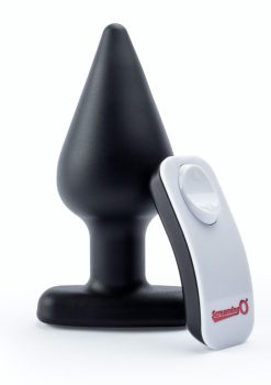 My Secret Rechargeable Vibrating Plug XL with Remote Control - Black