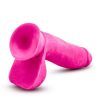 Au Naturel Bold Pleaser Dildo 7  inch Suction Cup Non Vibrating Pink - Image 3