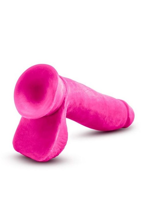 Au Naturel Bold Pleaser Dildo 7  inch Suction Cup Non Vibrating Pink - Image 3