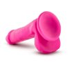 Au Naturel Bold Delight Dildo 6 inch Suction Cup Non Vibrating Pink - Image 4